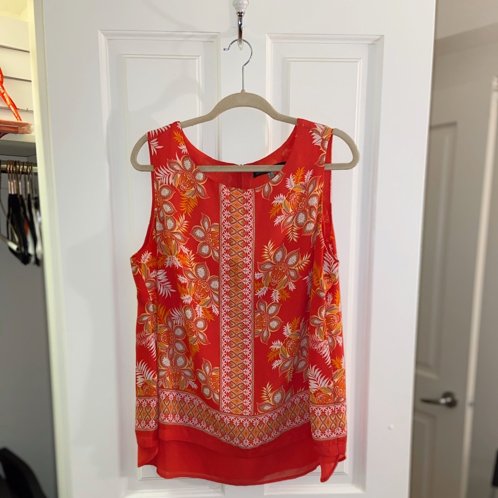 Silk Floral Flowing Blouse